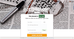 Desktop Screenshot of ozelbilgi.com